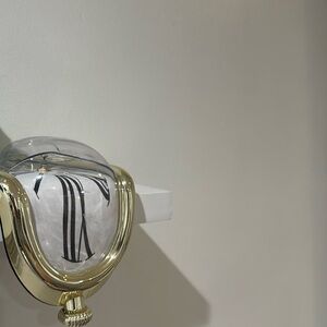 melting clock home decor